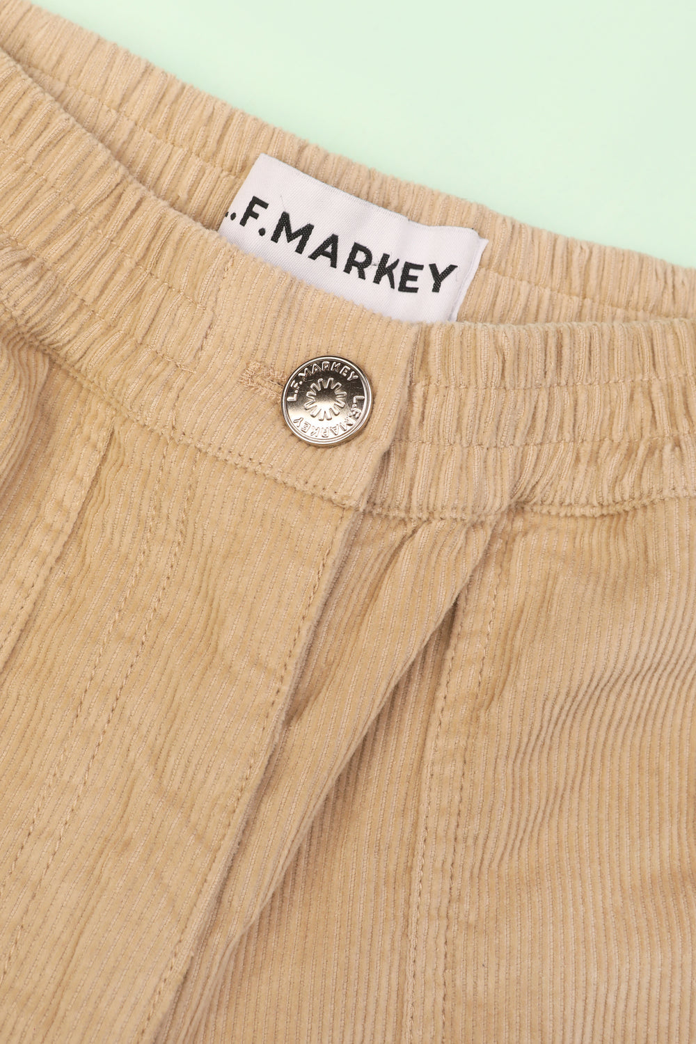 L F Markey Beckett Trouser Crop Ecru