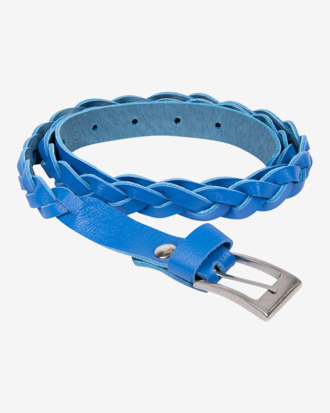 Lowie Blue Plaited Belt