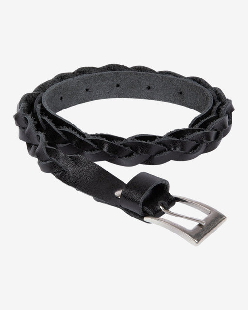 Lowie Black Plaited Belt