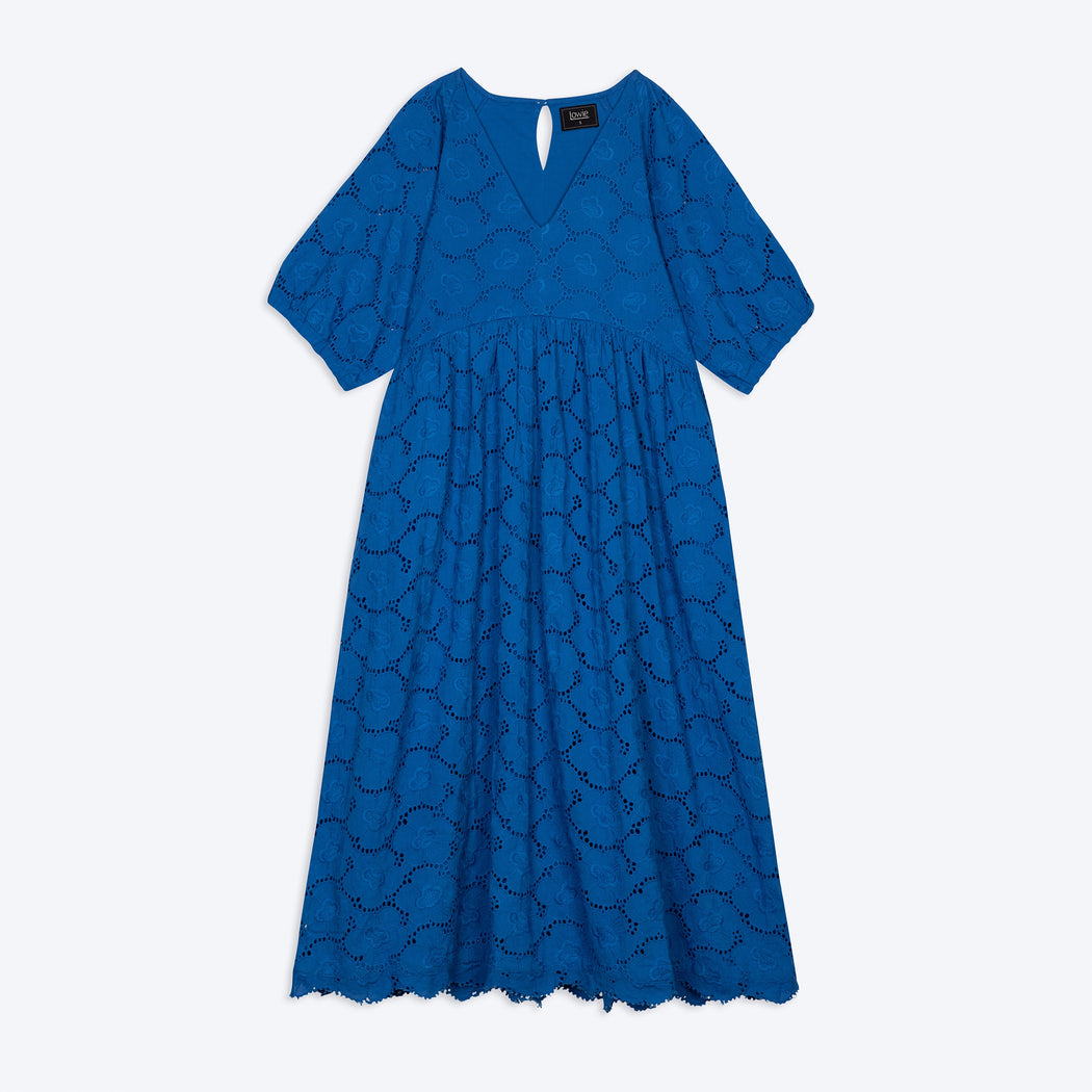 Lowie Cobalt Broderie Alba Dress