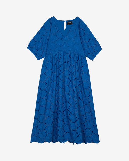 Lowie Cobalt Broderie Alba Dress