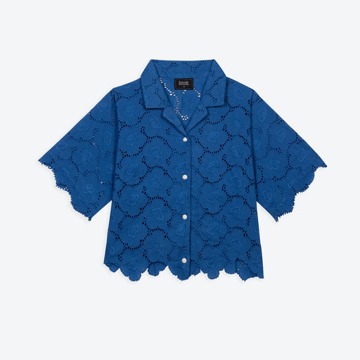 Lowie Cobalt Broderie Shirt