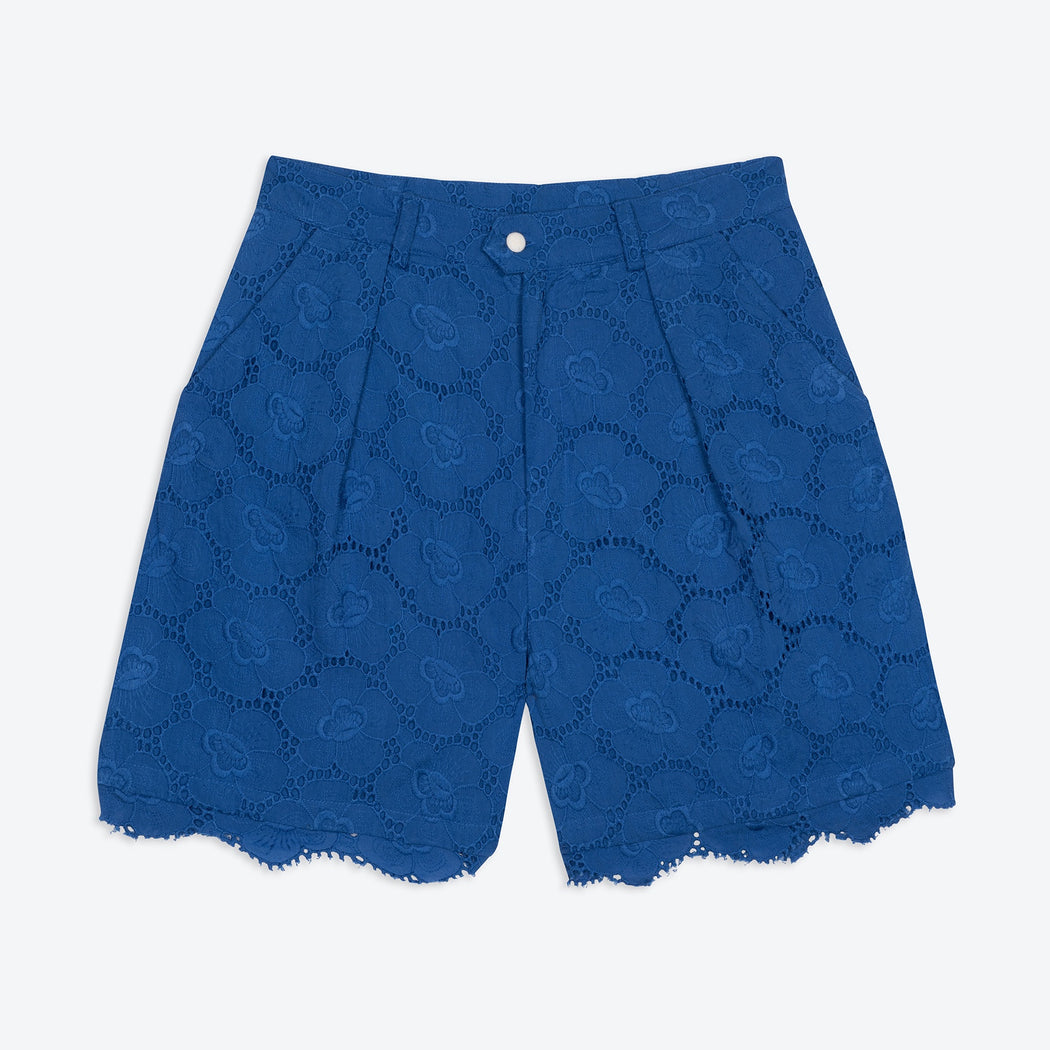 Lowie Cobalt Broderie Shorts