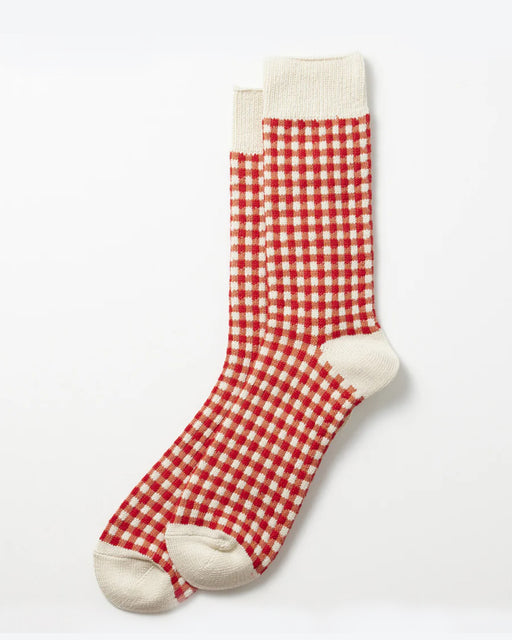 RoToTo Red Gingham Socks