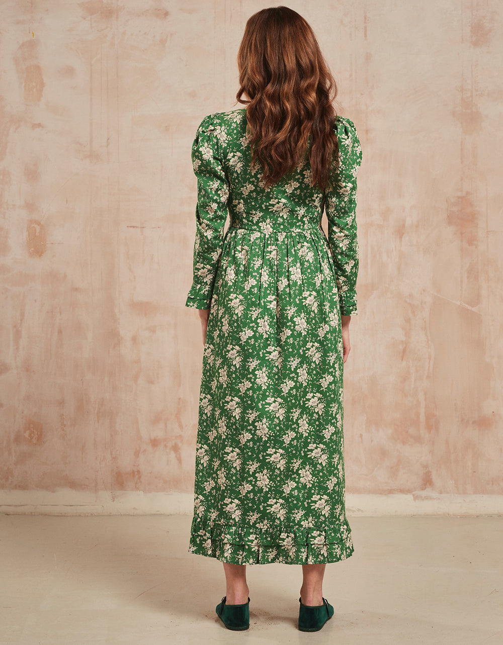 Pink City Prints Pine Bouquet Tilda Dress