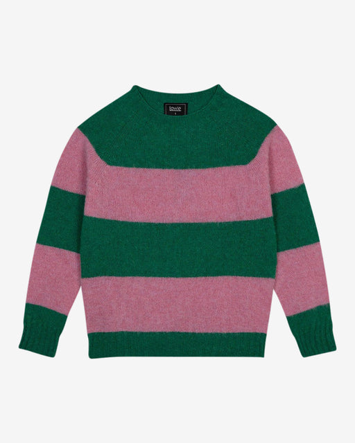 Lowie Pixie + Pink Stripe Scottish Jumper