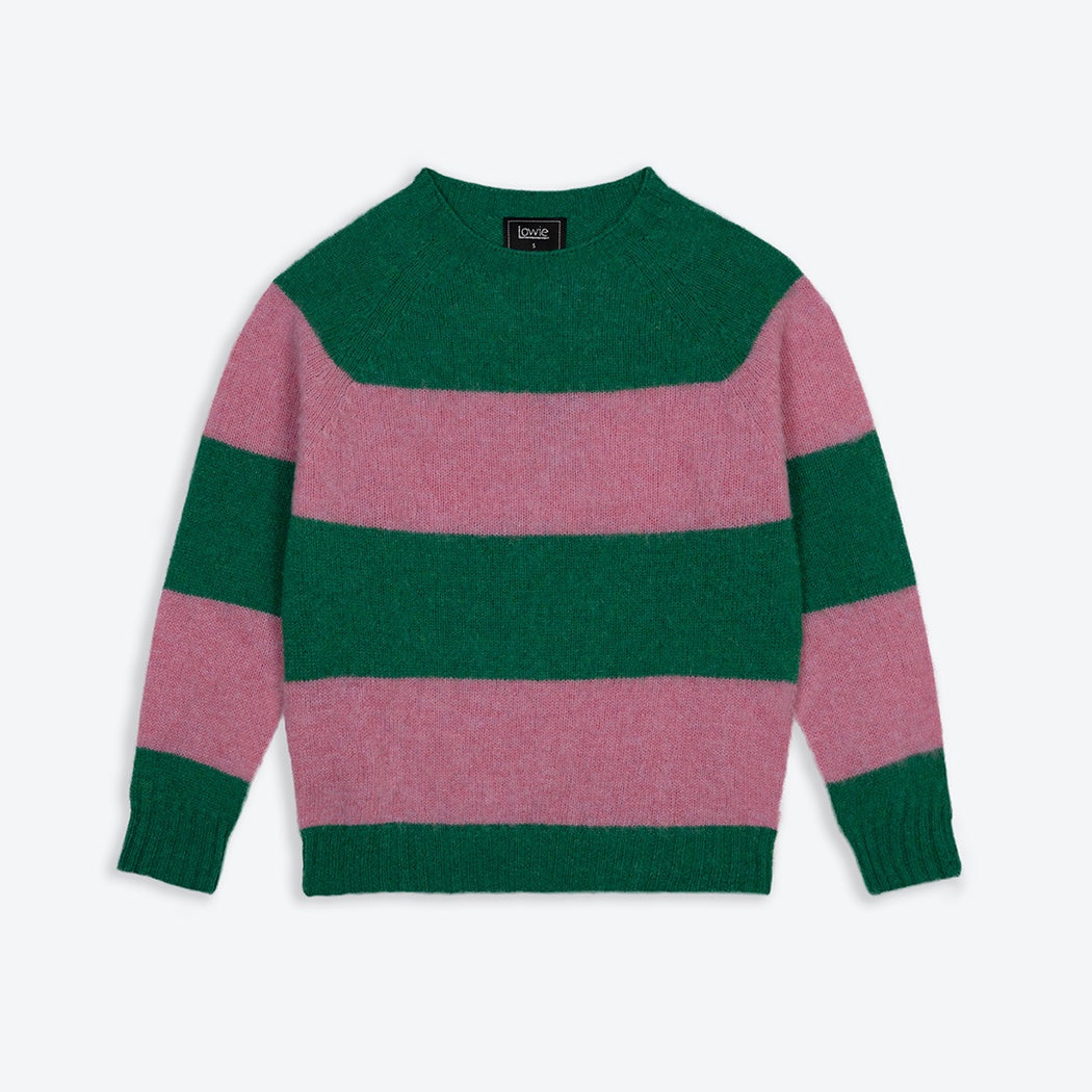 Lowie Pixie, Pink Stripe Scottish Jumper