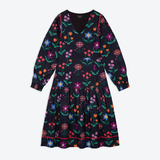 Lowie Needlepoint Print Lottie Dress