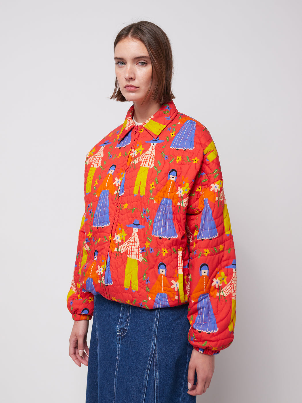 Bobo Choses Couples Quilted Bomber Jacket