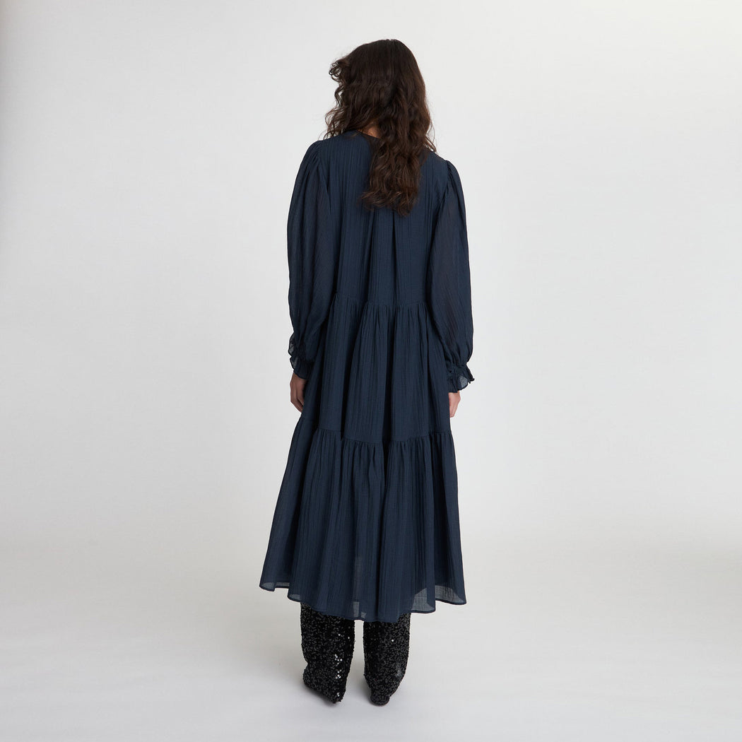 Stella Nova Navy Crispy Dress