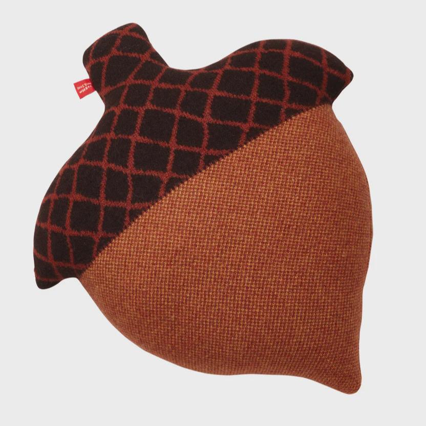 Donna Wilson Brown Acorn Shaped Cushion