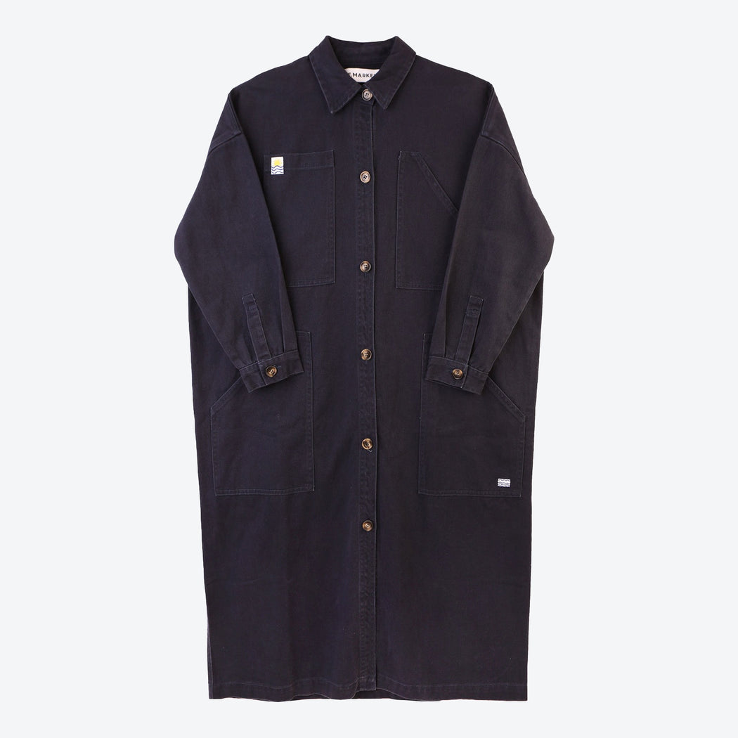 L F Markey Emery Trench Navy