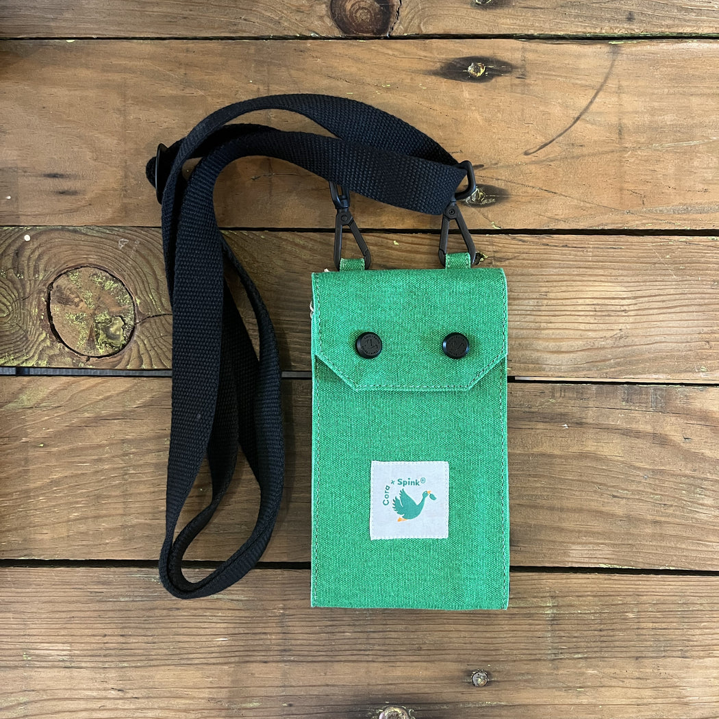 Cora + Spink Green Vyn Pouch