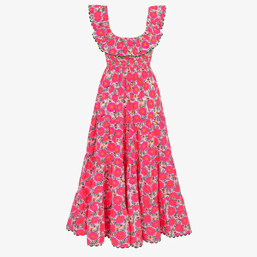 Pink City Prints Neon Poppy Susie Dress