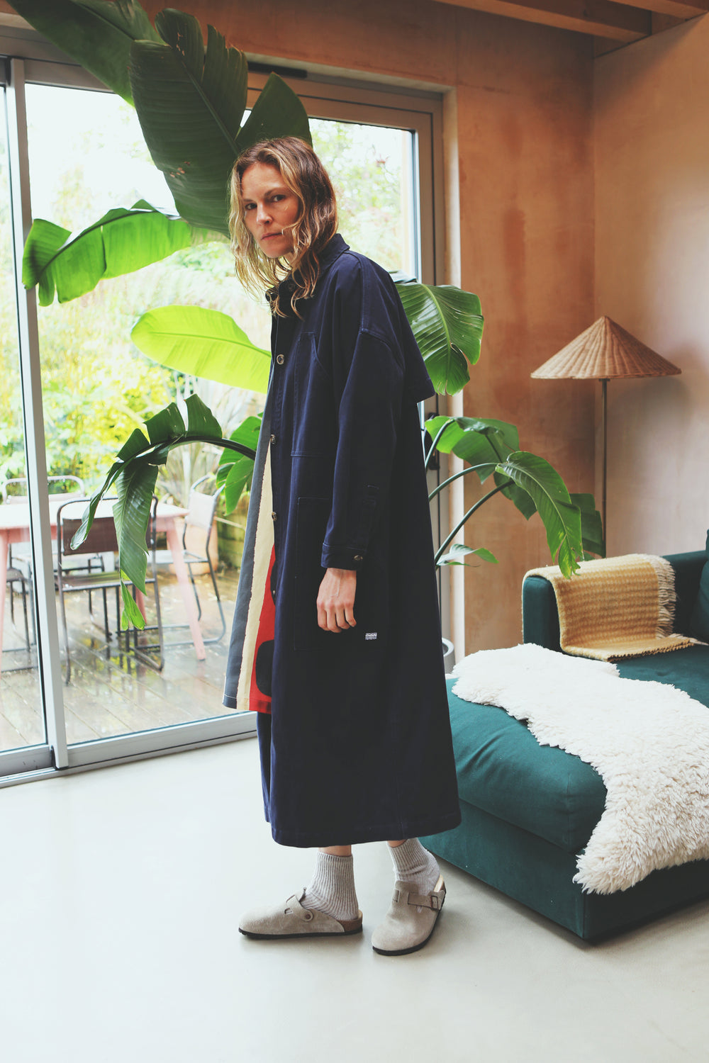 L F Markey Emery Trench Navy