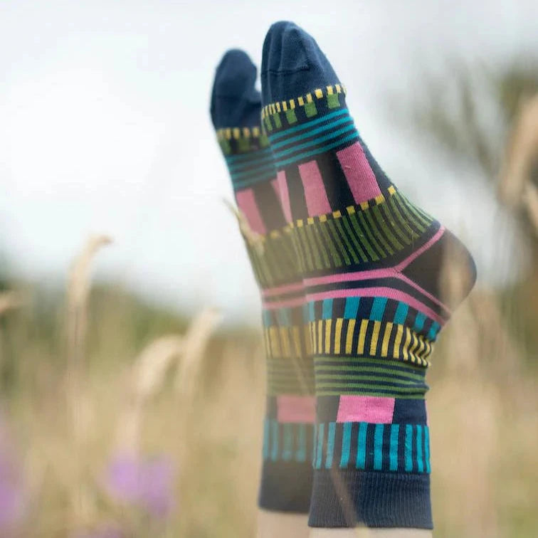 Donna Wilson Multi Stripe Socks