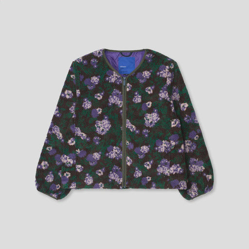 Selfhood Dark Green Printed Teddy