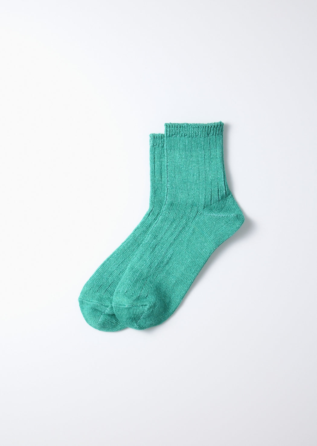 RoToTo Linen Aqua Green Socks