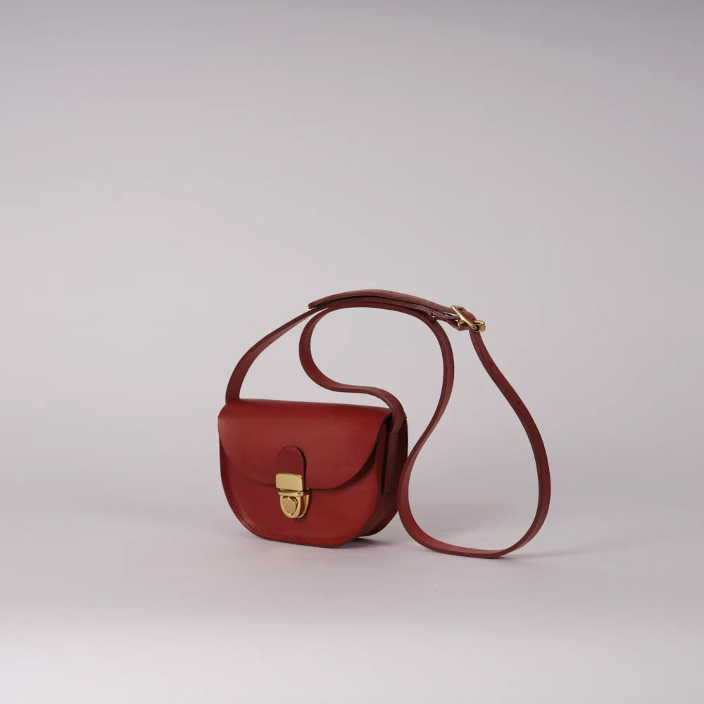 Kate Sheridan Redcurrant Mini Telegram Bag