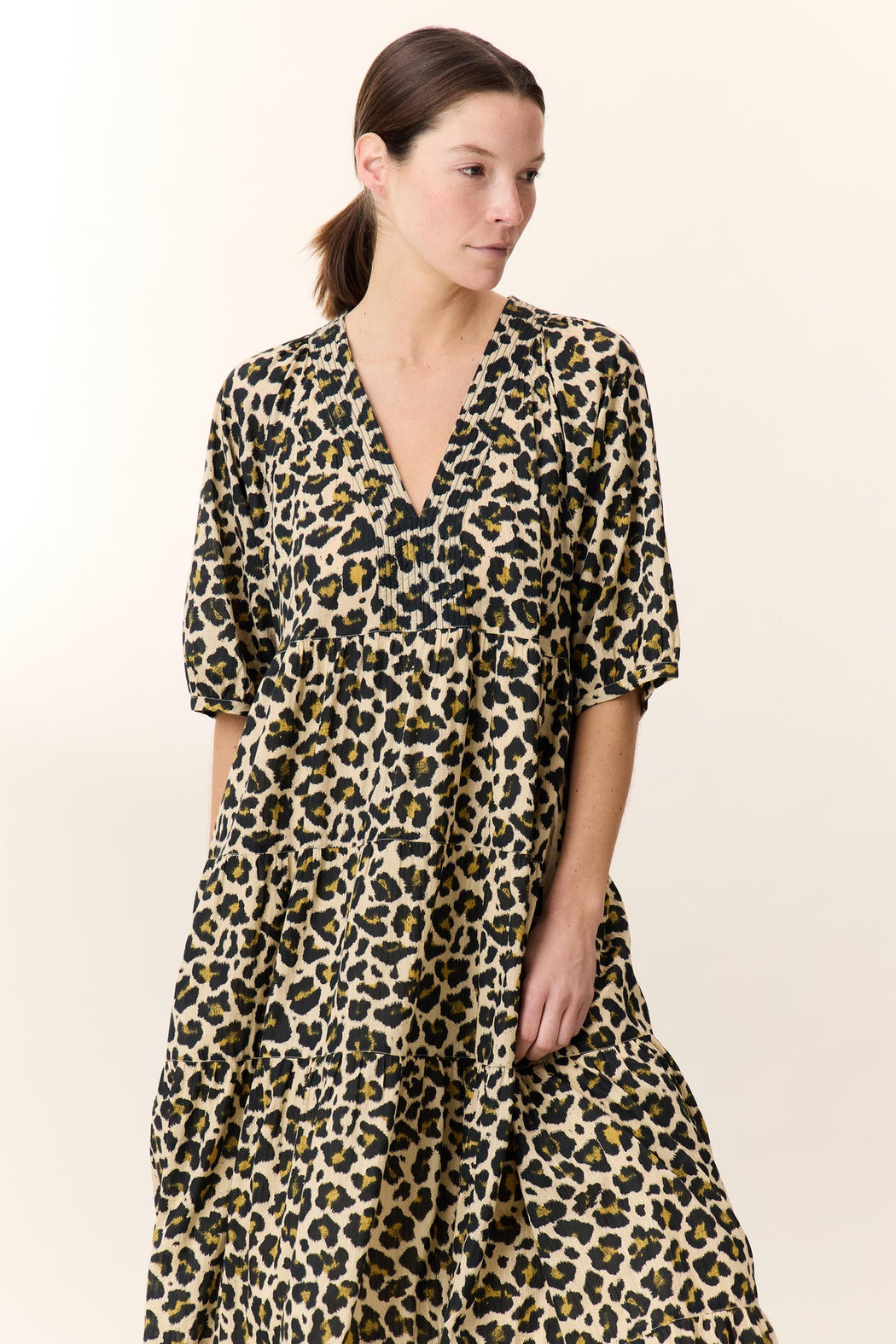 Leon & Harper Rizi Leopard Print Dress