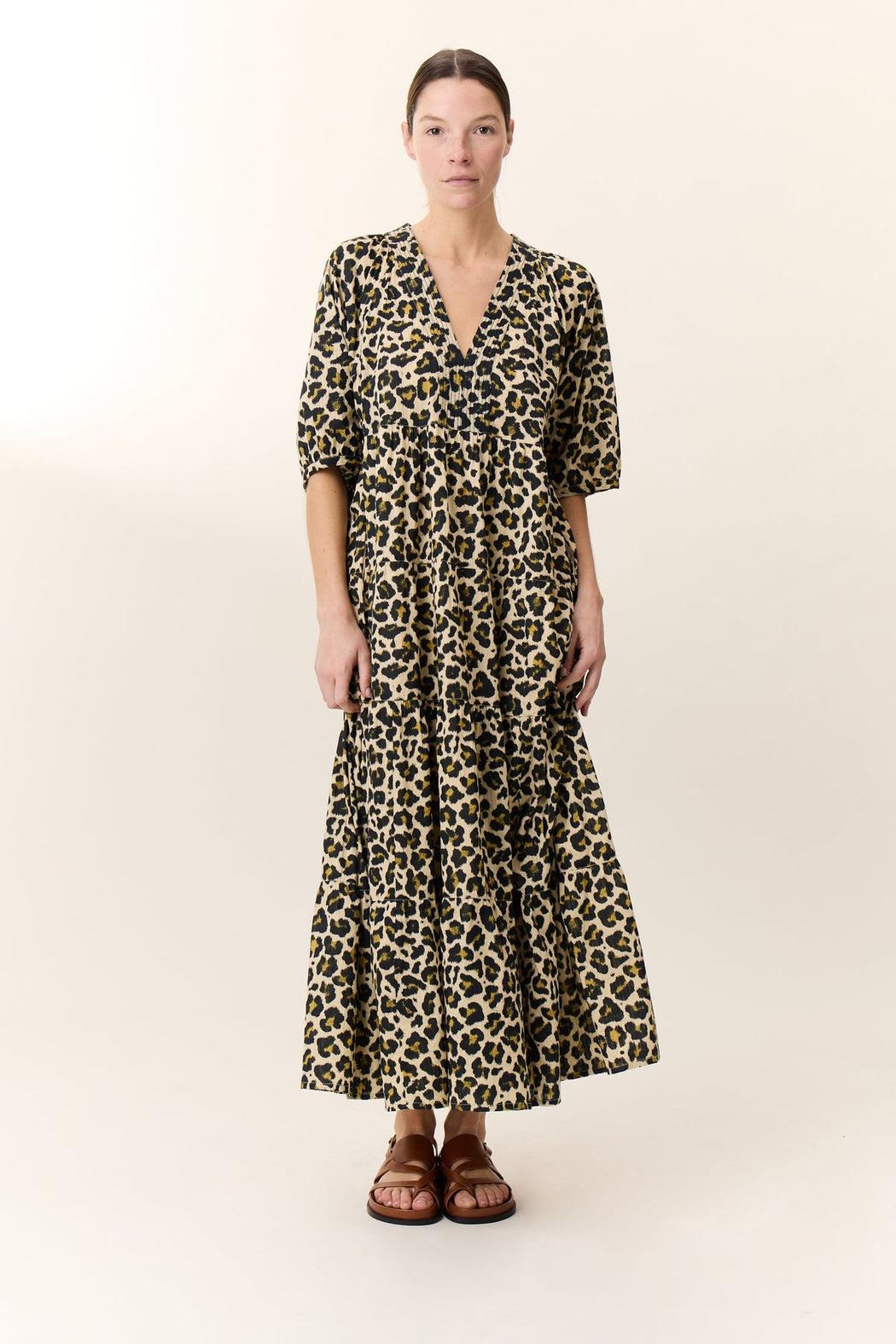 Leon & Harper Rizi Leopard Print Dress