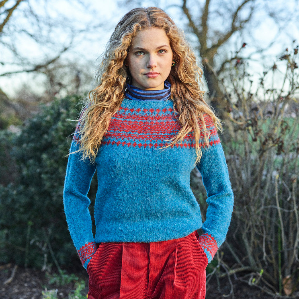 Lowie Blue + Red Snow Jumper