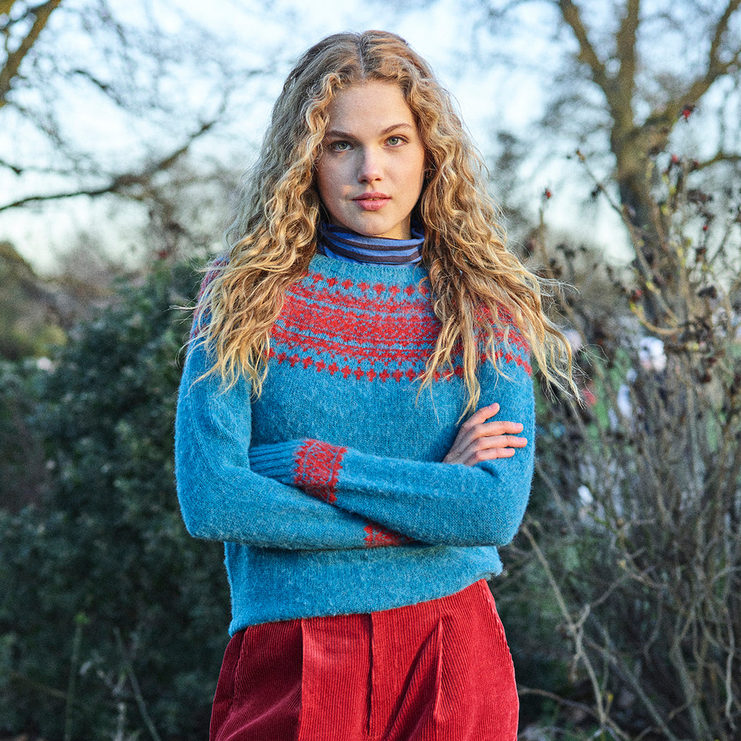 Lowie Blue + Red Snow Jumper