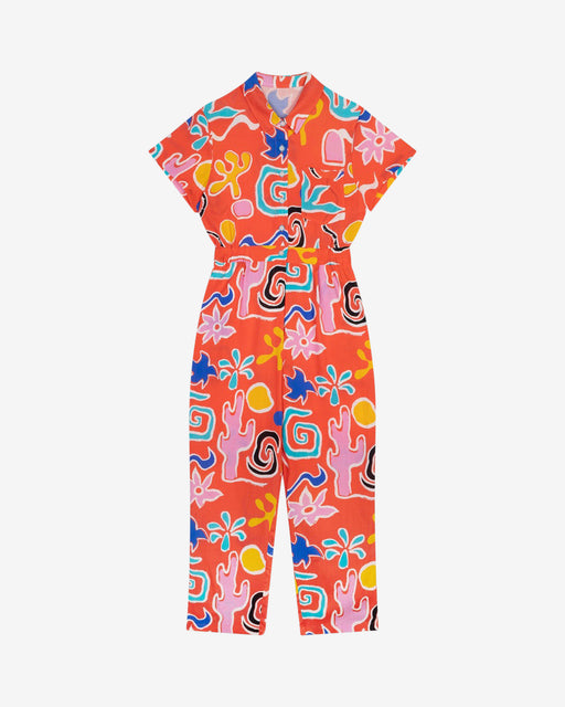 Lowie Desert Print Lyocell Boilersuit