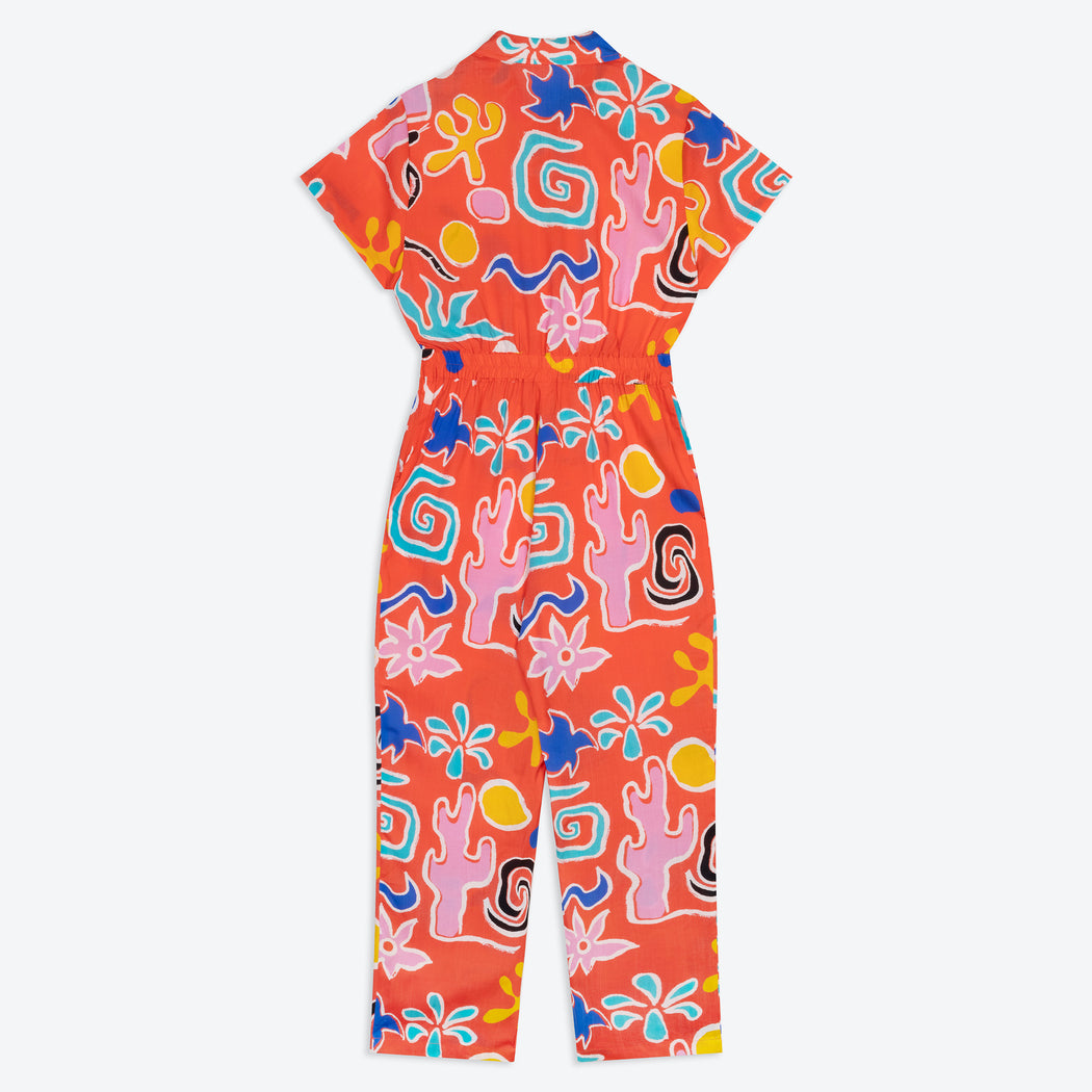 Lowie Desert Print Lyocell Boilersuit