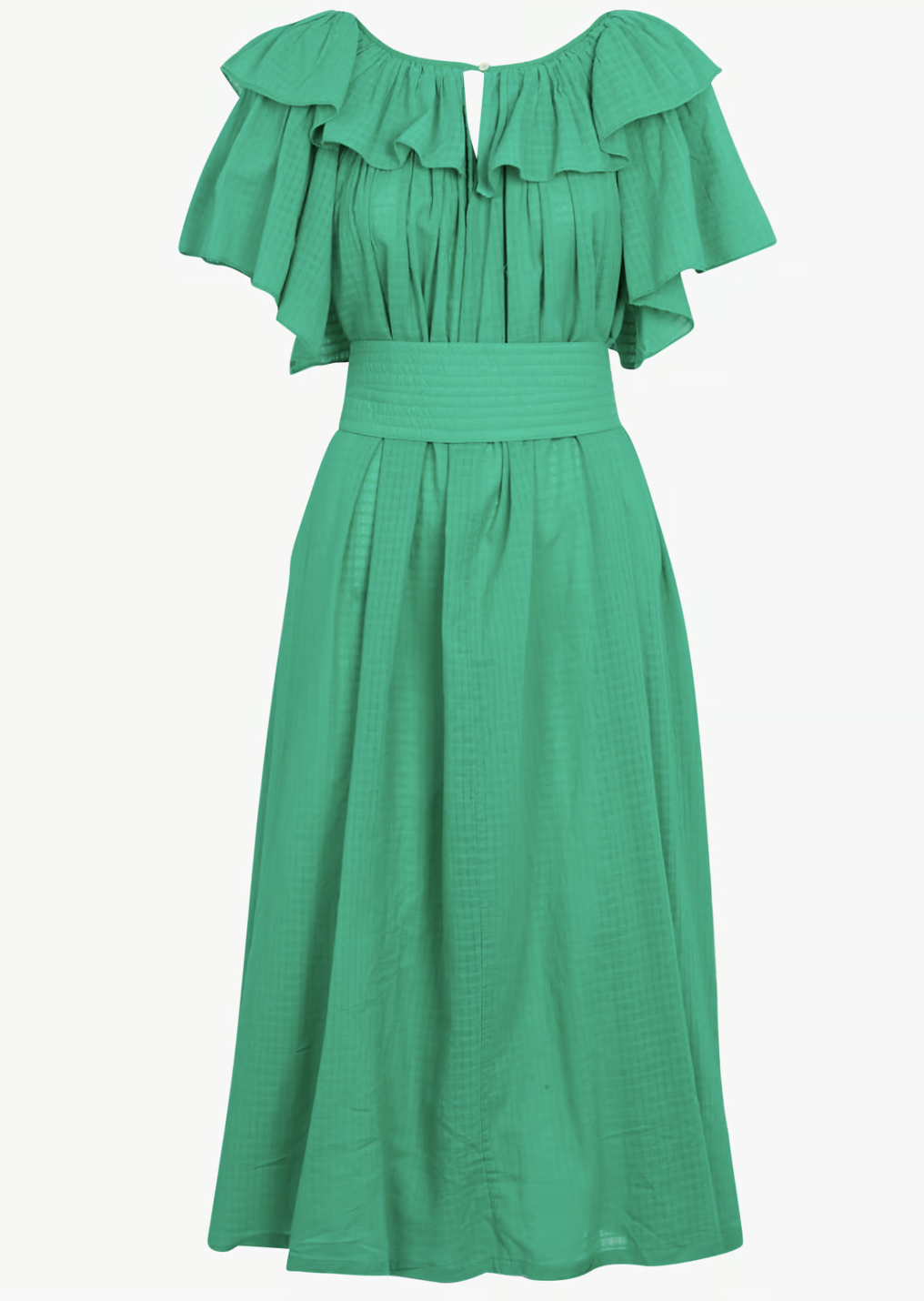 Leon & Harper Raeya Green Dress