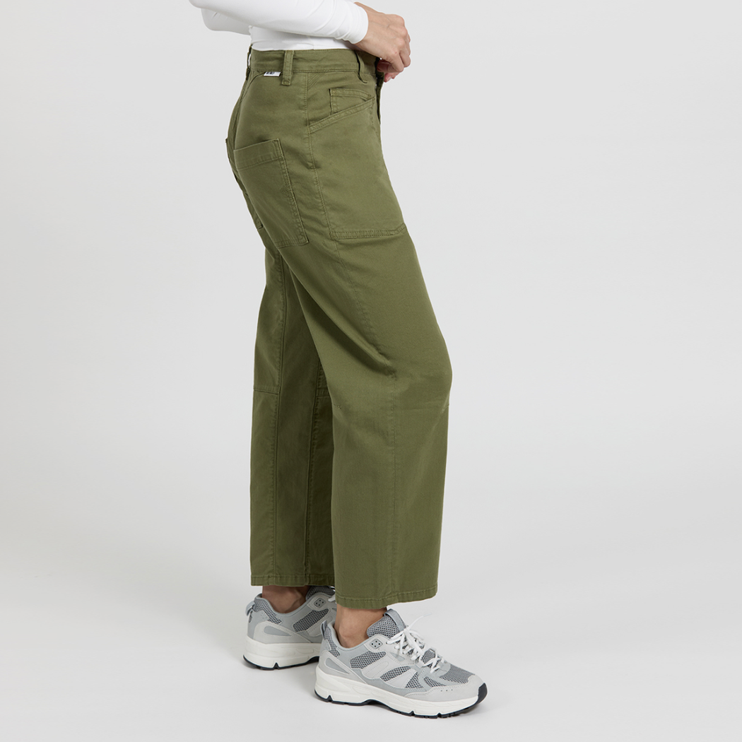 Reiko Carl Khaki Trousers