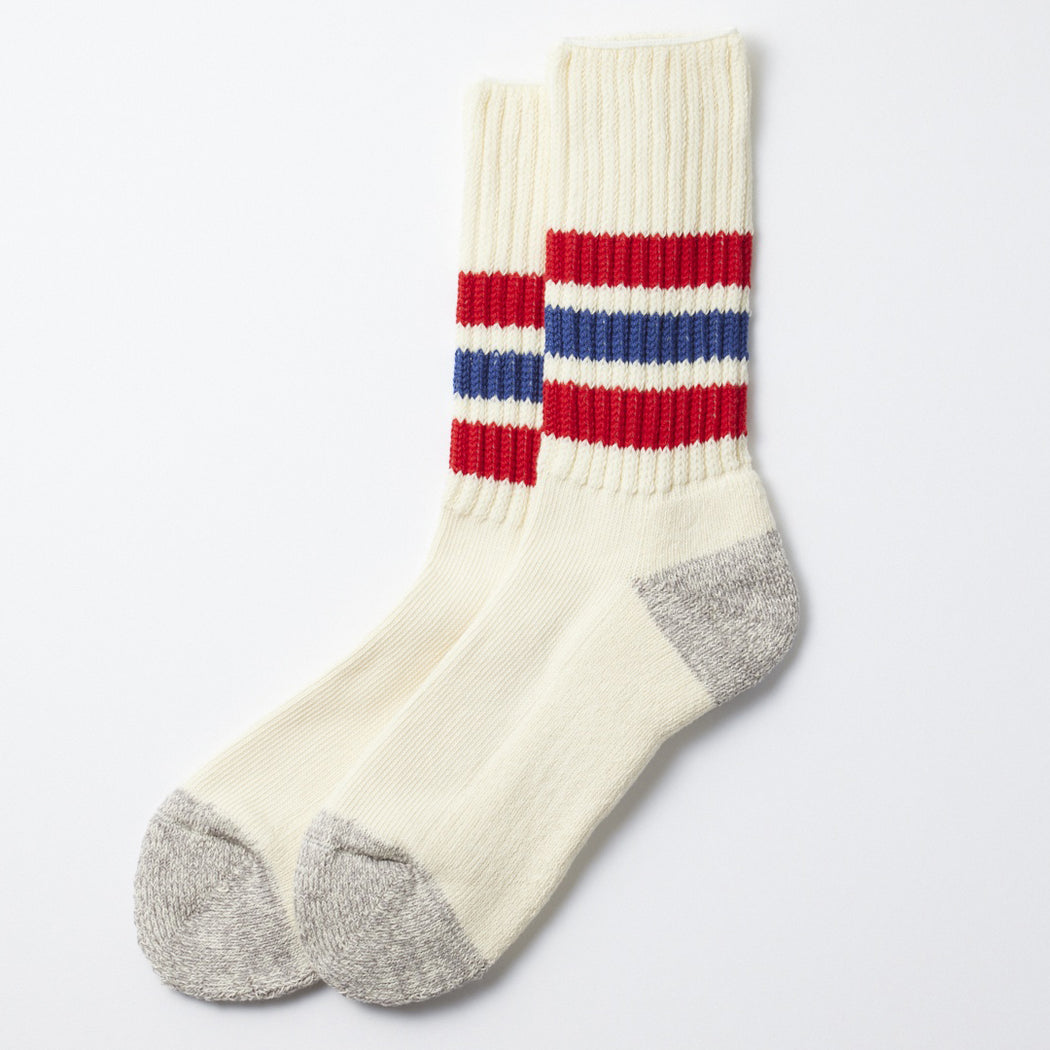 RoToTo Ribbed Red/Blue Socks