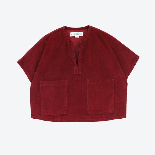 L F Markey Trent Top Burgundy