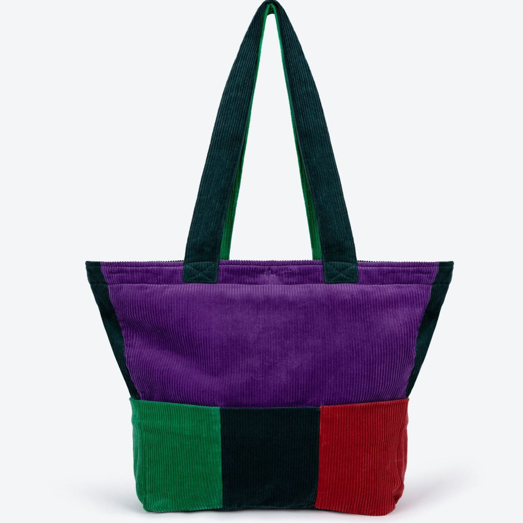 Lowie Corduroy Colourblock Bag