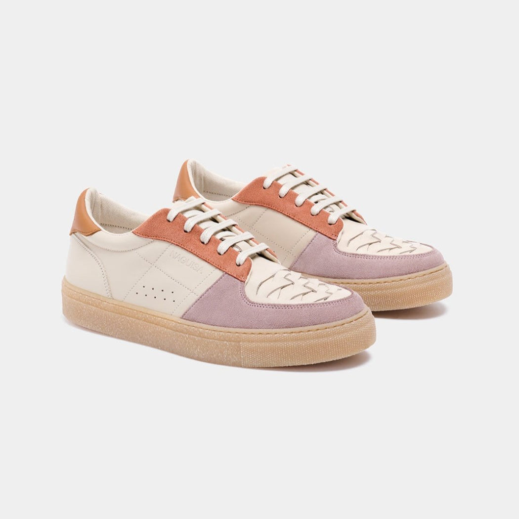 Naguisa Bamba Mauve-Brick Trainers