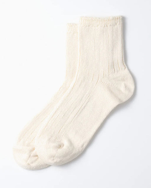 RoToTo Linen Ecru Socks