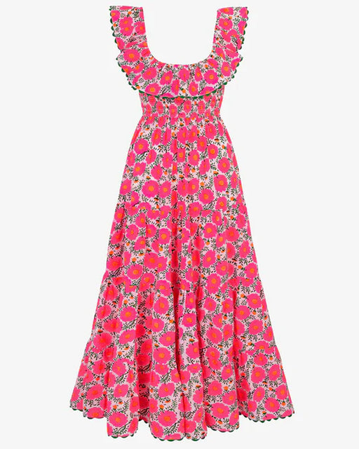 Pink City Prints Neon Poppy Susie Dress