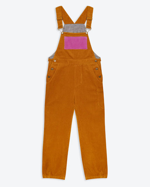 Lowie Gold Colourblock Dungarees