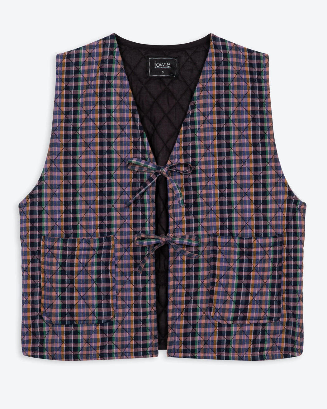 Lowie Heather Check Gilet