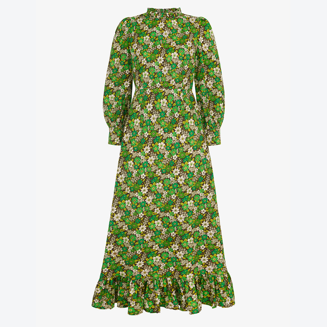 Pink City Prints Lime Petworth Dress