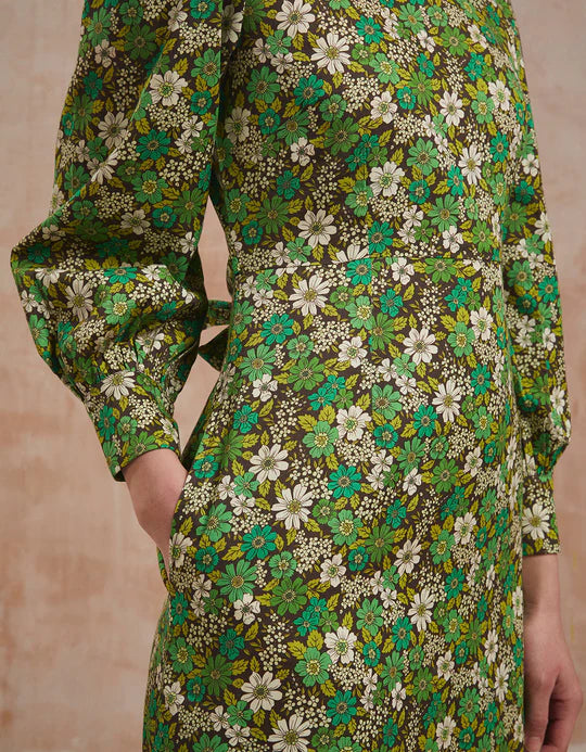 Pink City Prints Lime Petworth Dress