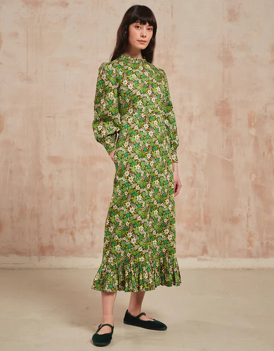 Pink City Prints Lime Petworth Dress