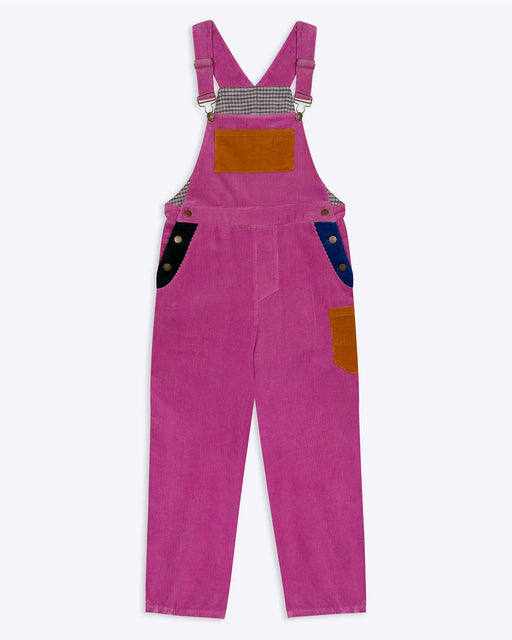 Lowie Pink Colourblock Dungarees