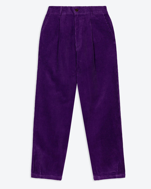 Lowie Purple Corduroy Easy Trouser