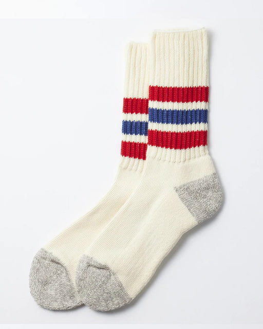 RoToTo Ribbed Red/Blue Socks