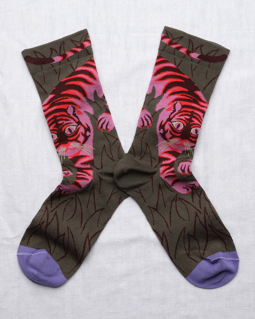 Bonne Maison Tigre Kaki Socks