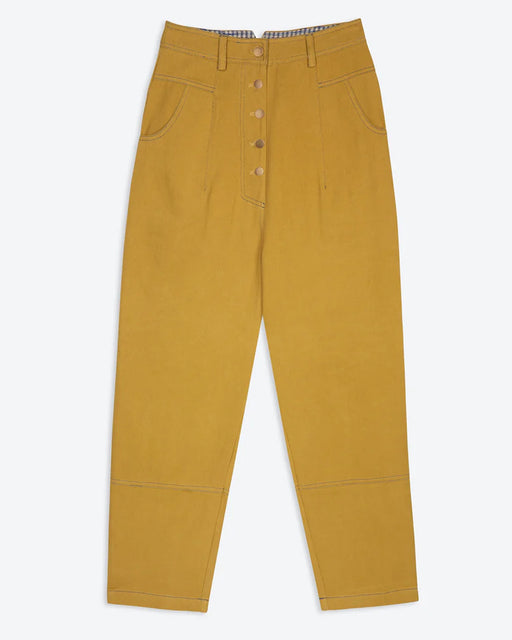 Lowie Drill Ochre 5 Button Trouser