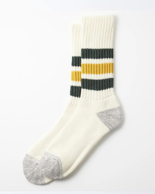 RoToTo Ribbed Yellow/Purple Socks